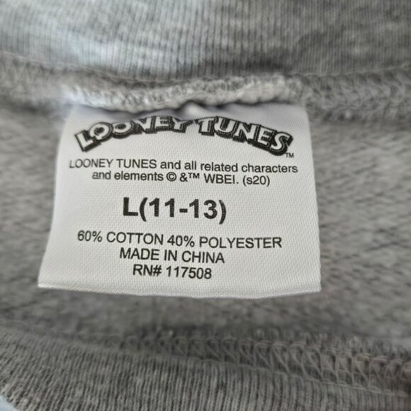 Looney Tunes Graphic Sweatshirt Junior Sz L (11-13) Bugs Bunny Sylvester Tweety - Picture 4 of 7